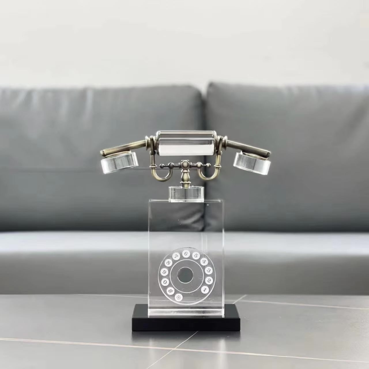 Vintage Style Simulation  Telephone Sculpture