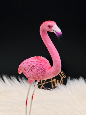 Standing Flamingo Statue Decor