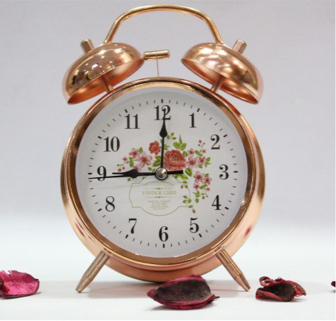 Floral Dial Alarm Clock