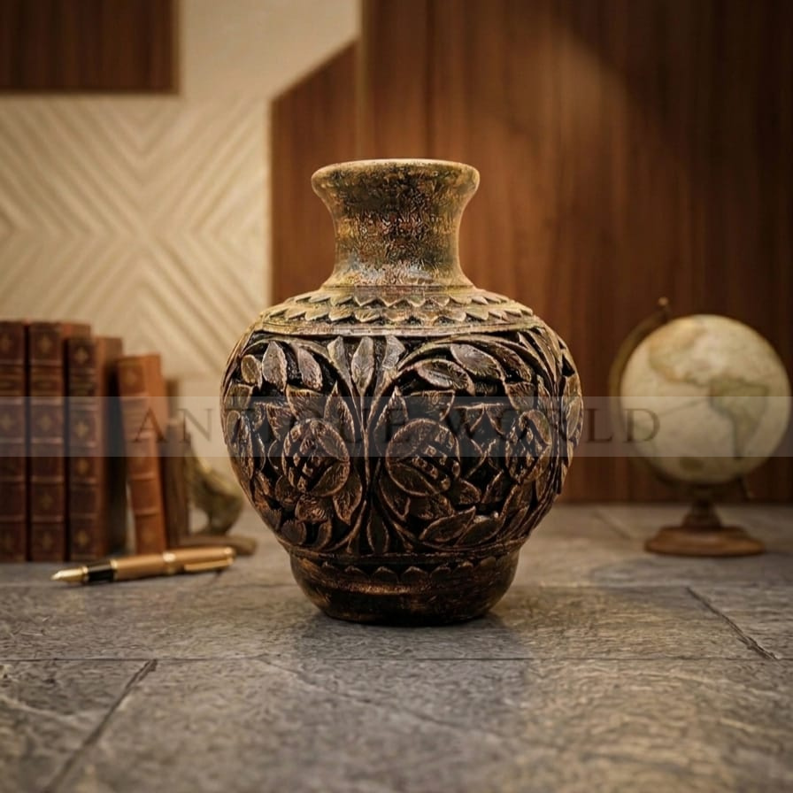 Antique Floral vase