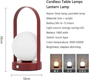 Portable Cordless Table Lamp