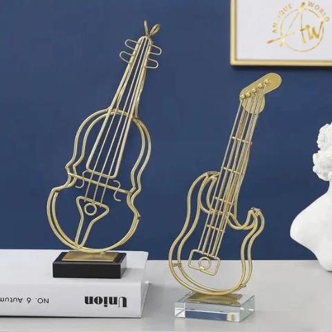 1 Pc Guitar Statue Musical Instrument
