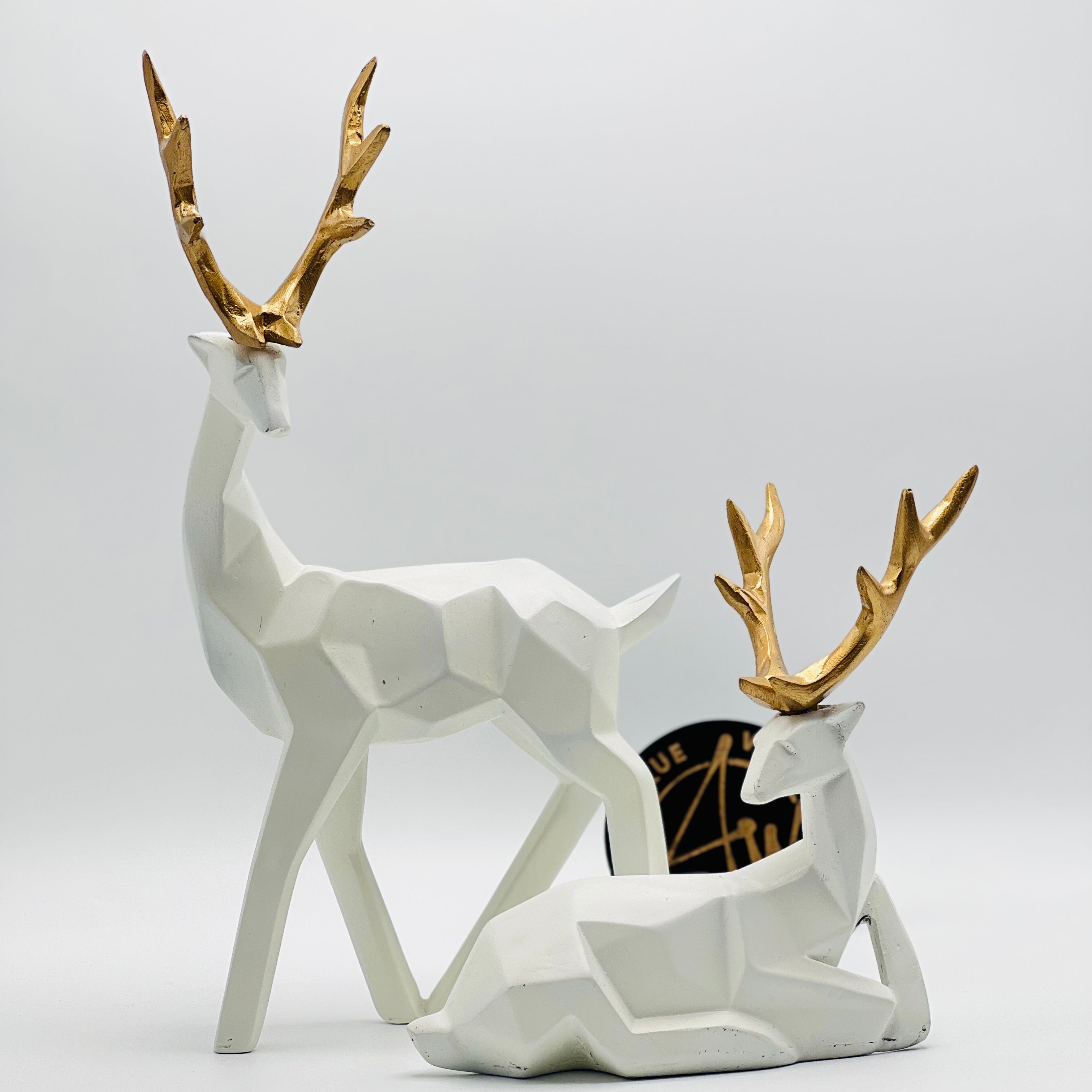 Twin Obsidian Rein Deer( Pair )