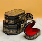 Mesmerising Naqshi Art Jewellery box (Set Of 3)
