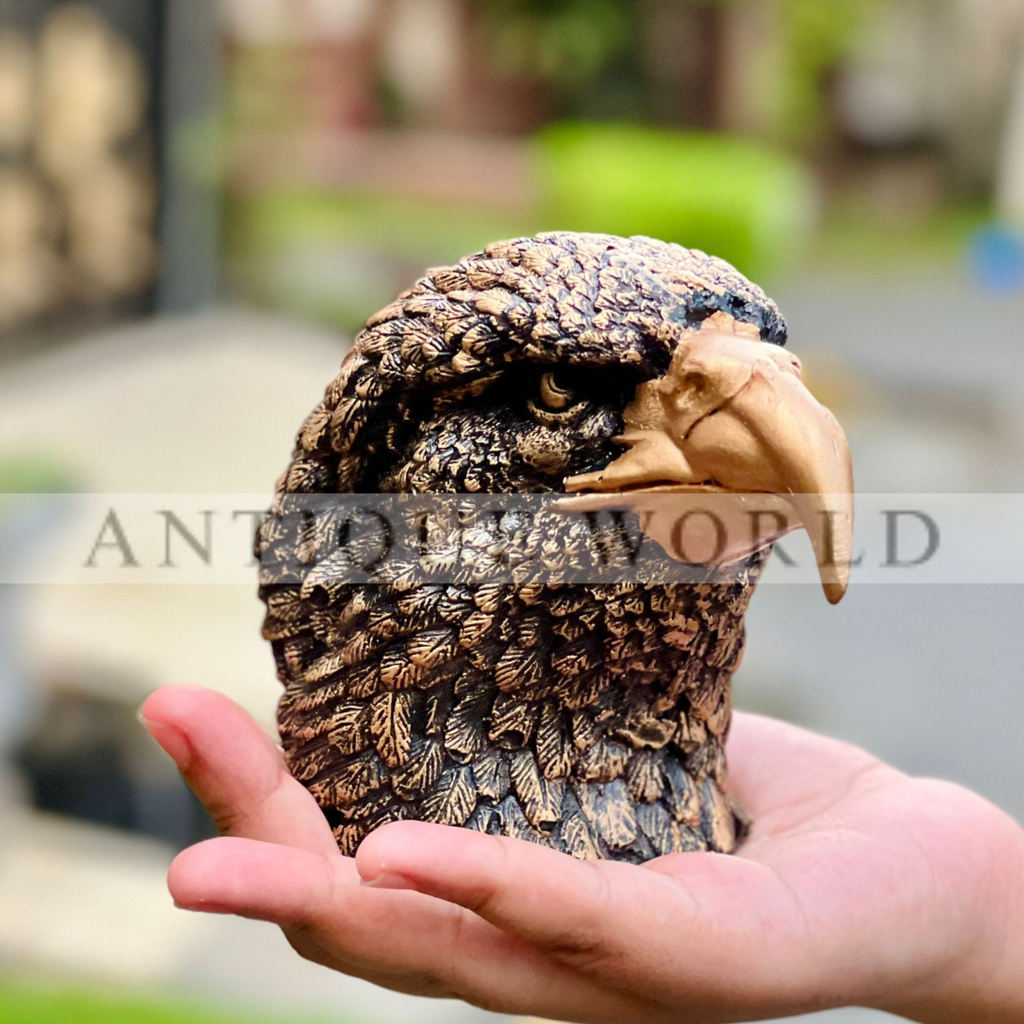 Bronze Eagle Head Ornaments