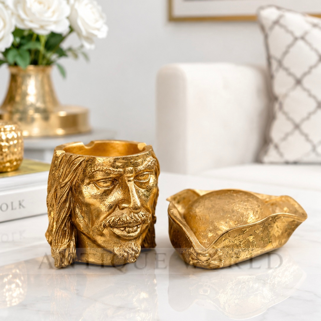 Luxury Antique Pirate Captain Ashtray