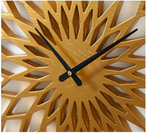 Geometric Designed  Wooden Decorative Wall Clock