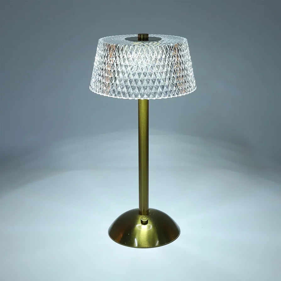 Cordless Lamp Touch Dimmable Crystal Lamp 3 Colours