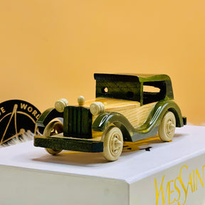 Vintage Wooden Handcrafted Car