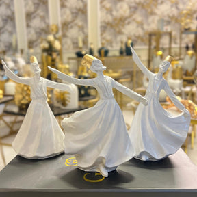 Classical Dervish  Art Sculpture( Set of 3)