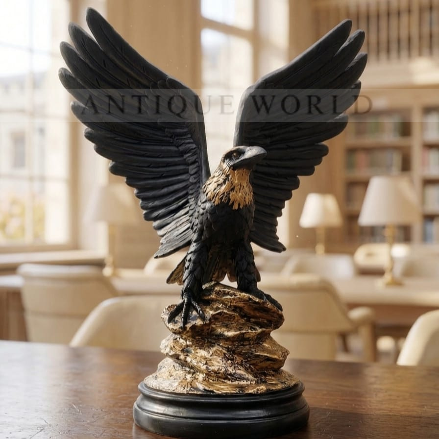 Royal Gilded Eagle Sculpture