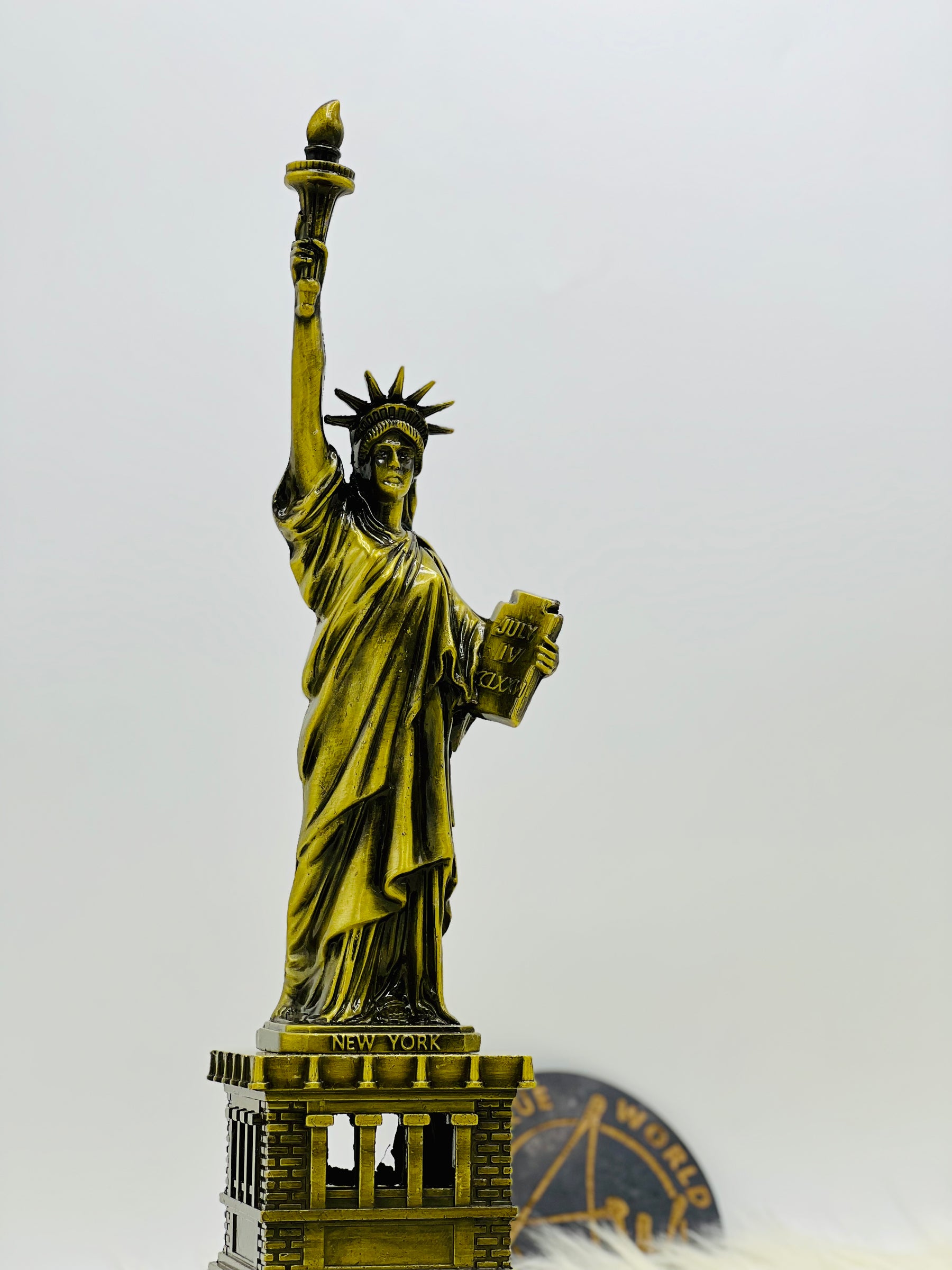 The Metal Statue Of Liberty