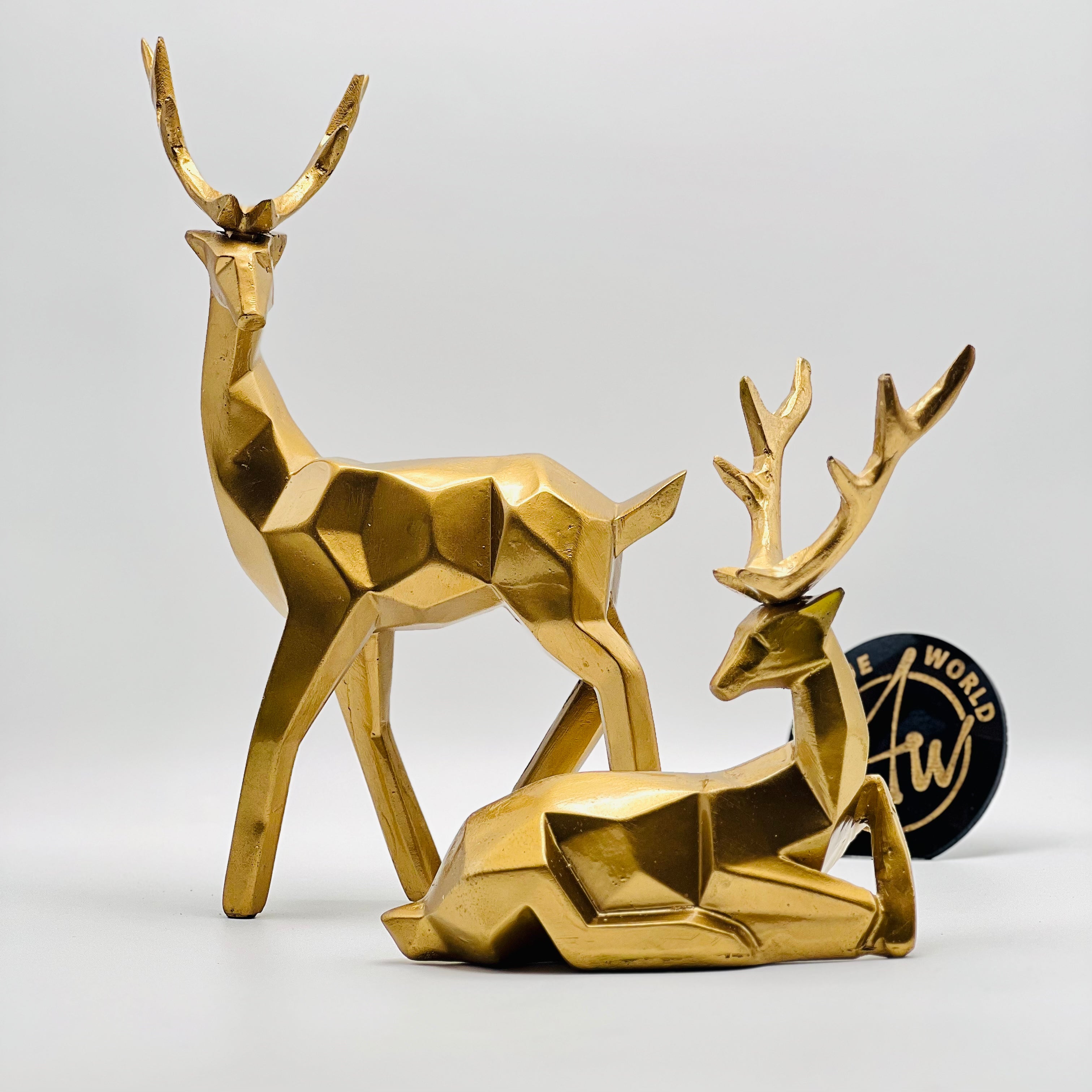 Twin Obsidian Rein Deer( Pair )