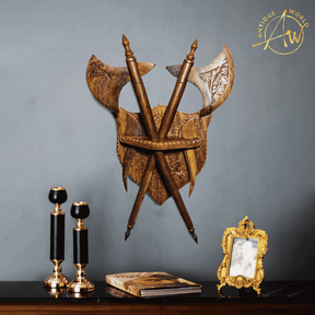 Antique Wooden AXE (Wall Hanging Craft)