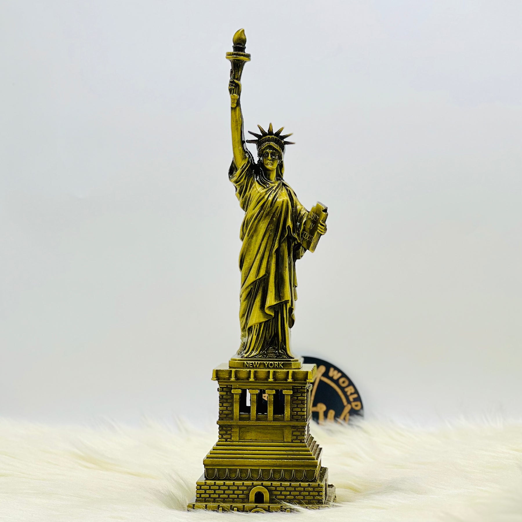 The Metal Statue Of Liberty