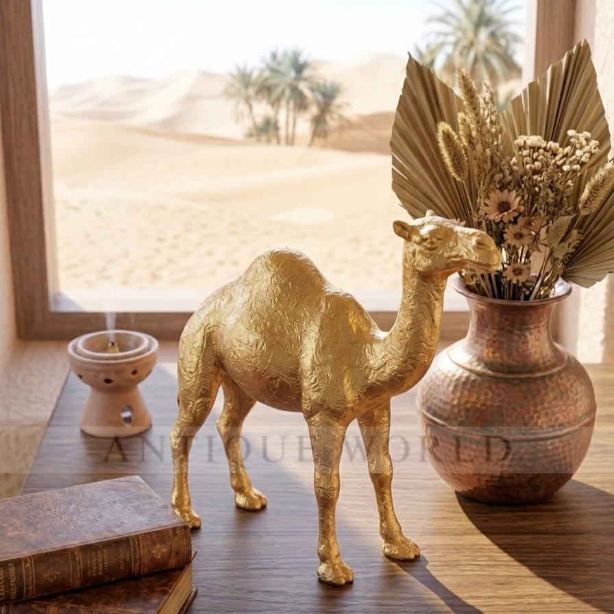Luxury Gilded Camel Decor