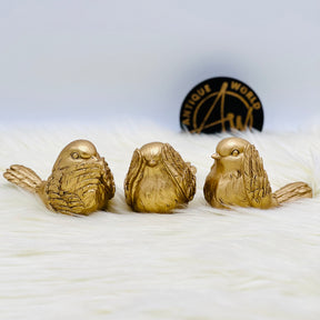 Gleaming Sparrow  Set of 3