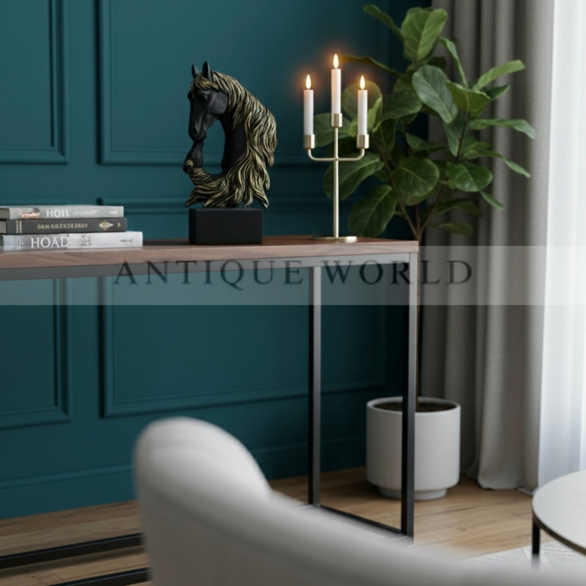 Majestic Steed Horse Sculpture