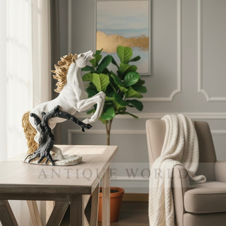 Jumping Horse Sculpture