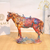 Multicolor Horse Sculpture