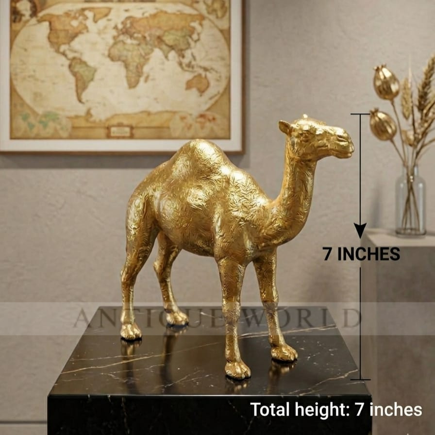 Luxury Gilded Camel Decor