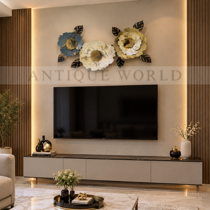 Ivory Petal Luxe Elegance Wall Art