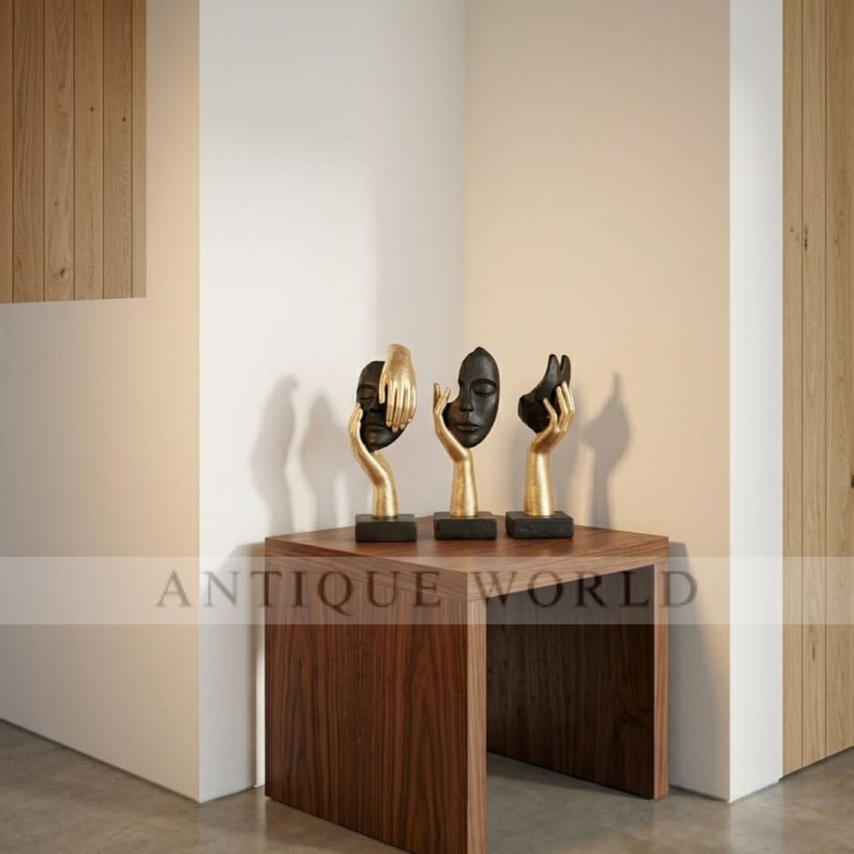 Golden Touch Trio Sculptures