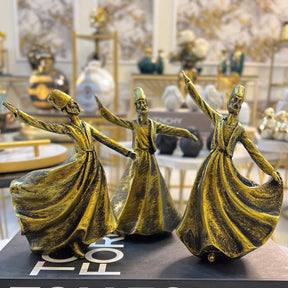 Classical Dervish  Art Sculpture( Set of 3)