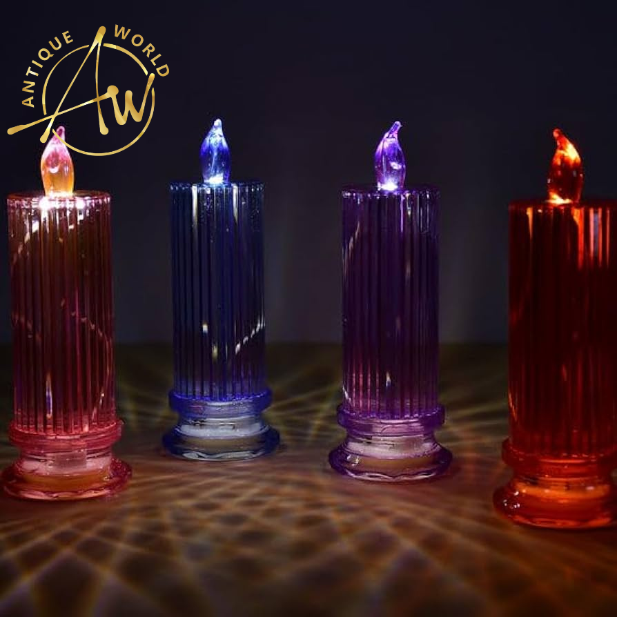 Colourful Electric Candles(Set of 2)