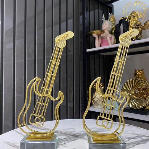 1 Pc Guitar Statue Musical Instrument