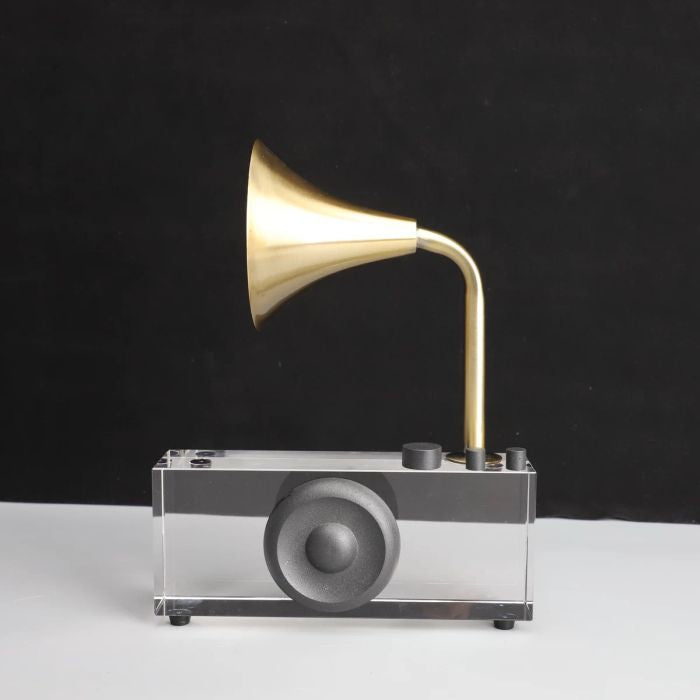 Crystal Player Radio Ornament