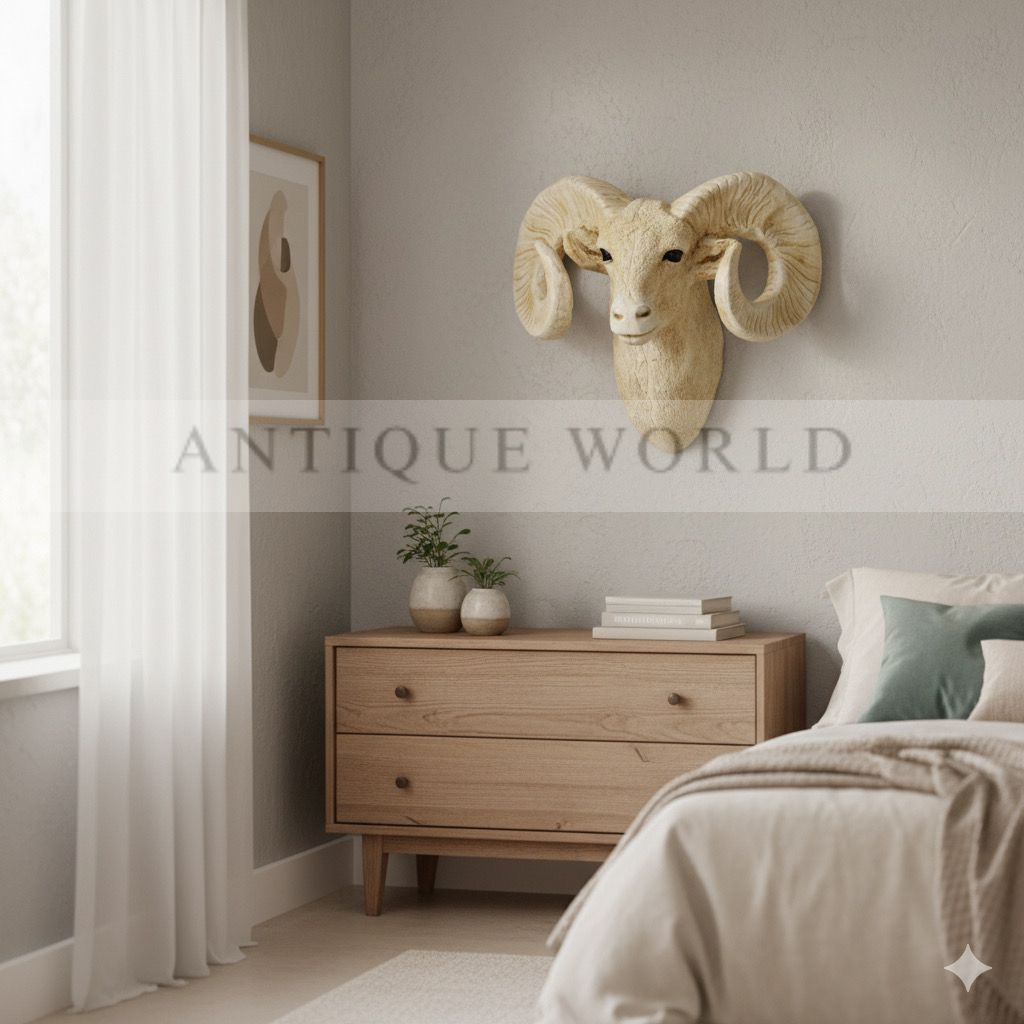 Bighorn Ram Wall hanging Head