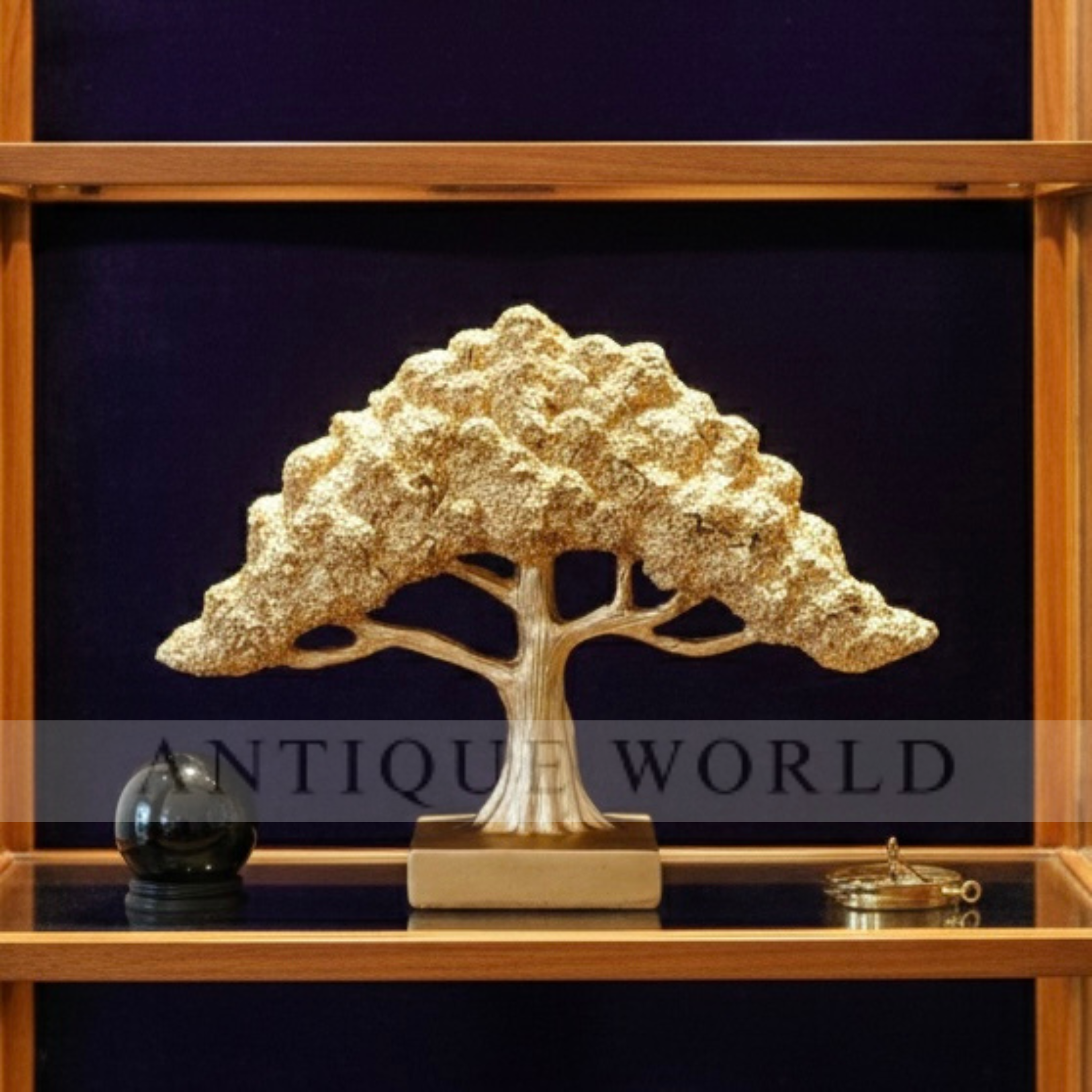 Serene Bonsai Tree Table Sculpture