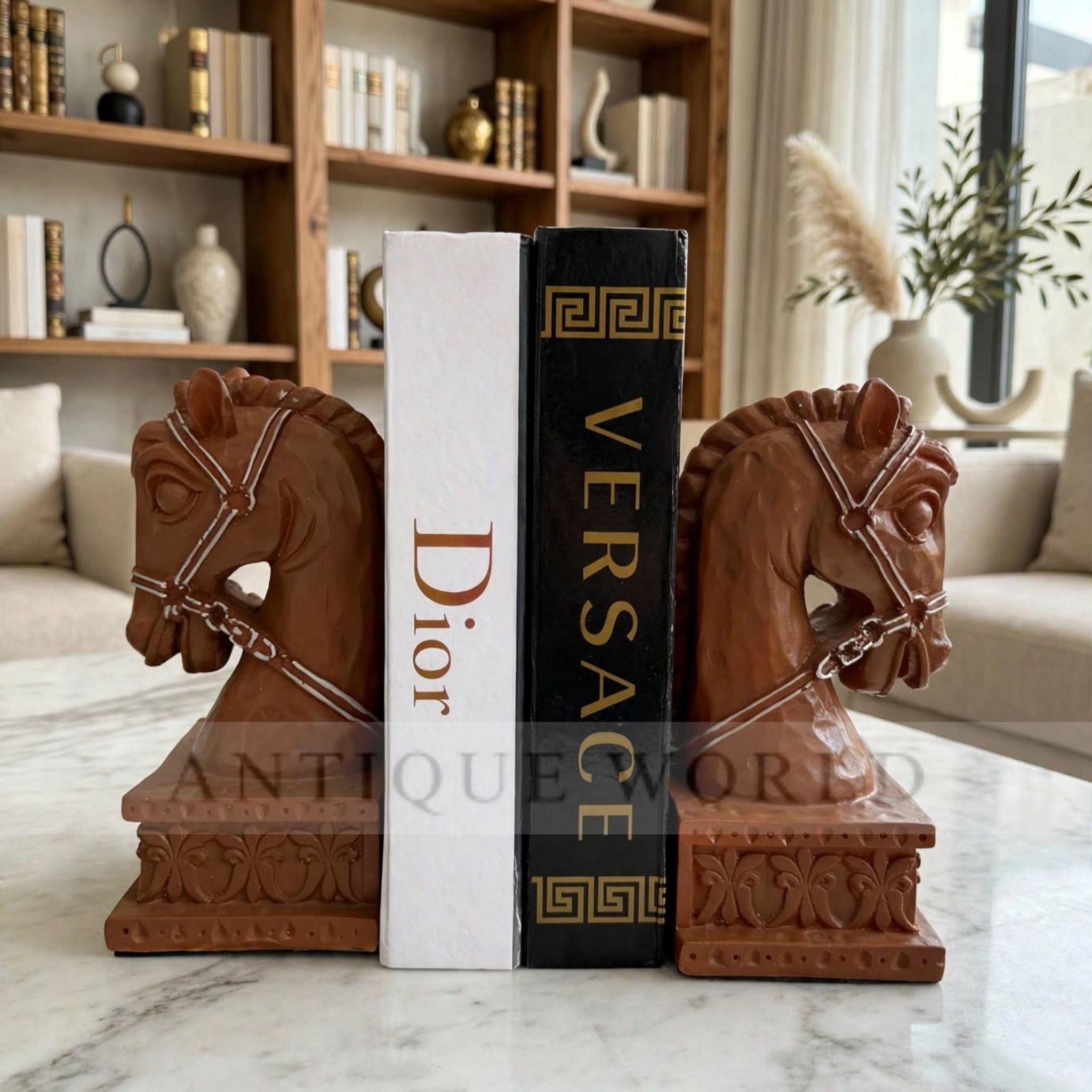 Vintage Horse Head Bookend