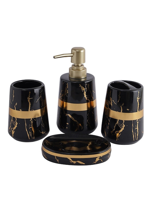 Marble Designed Bathroom Accessories Set