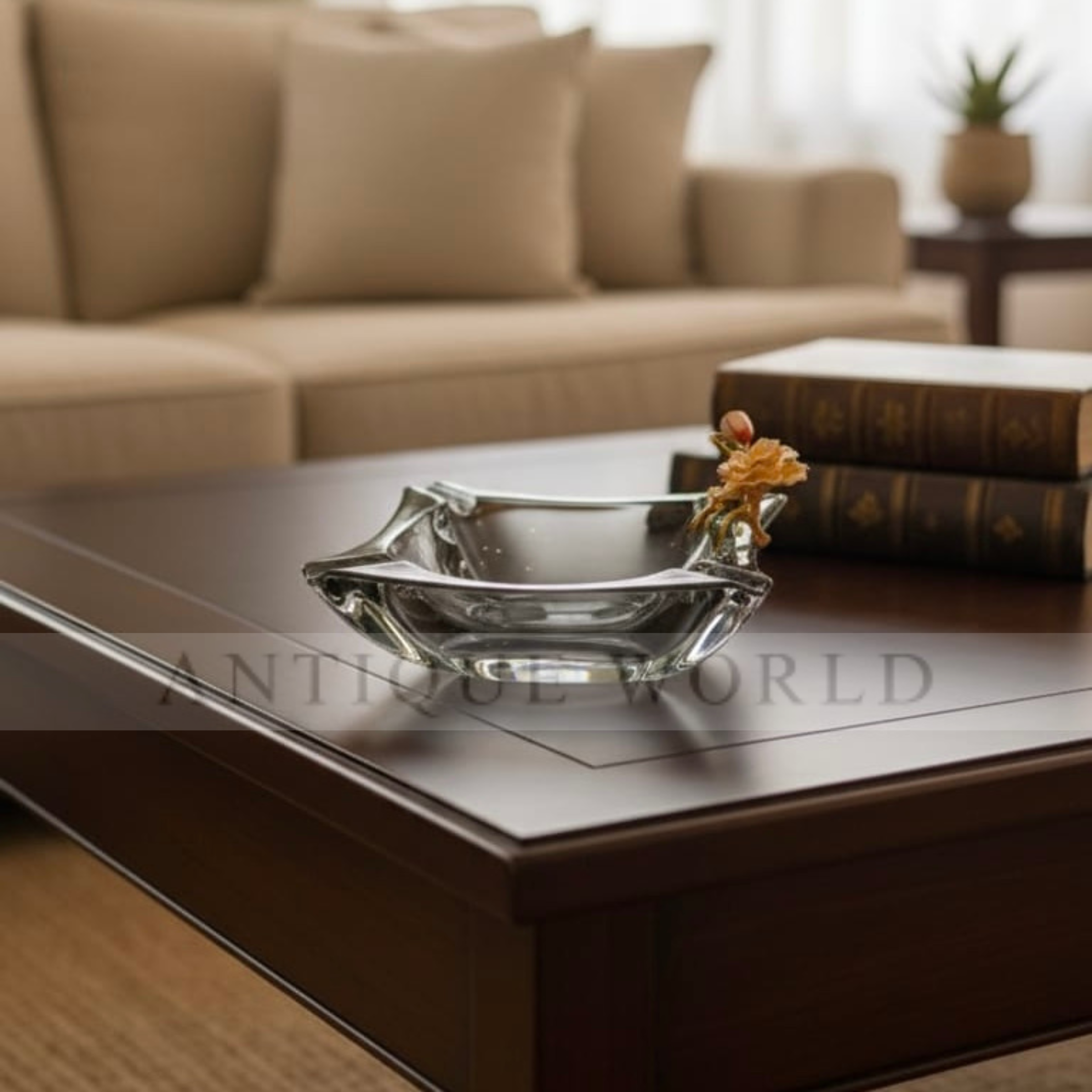 Exclusive Transparent Crystal  Ashtray