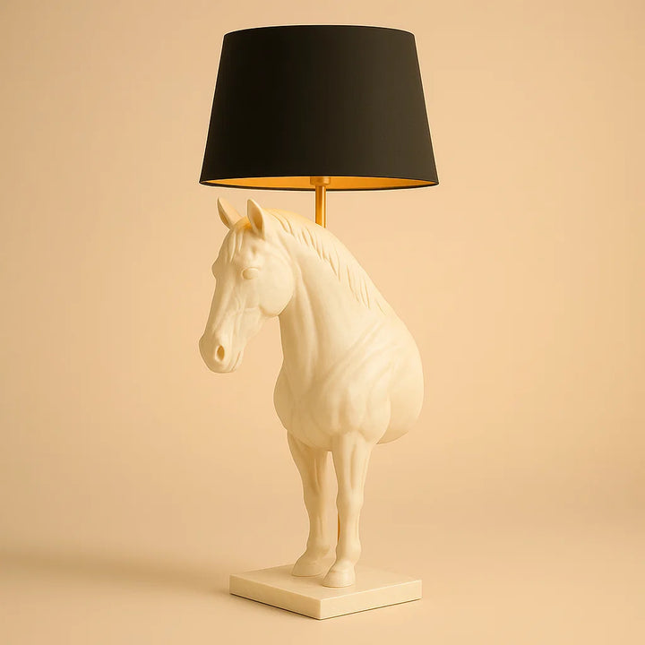 Resin Horse Statue Floor Lamp