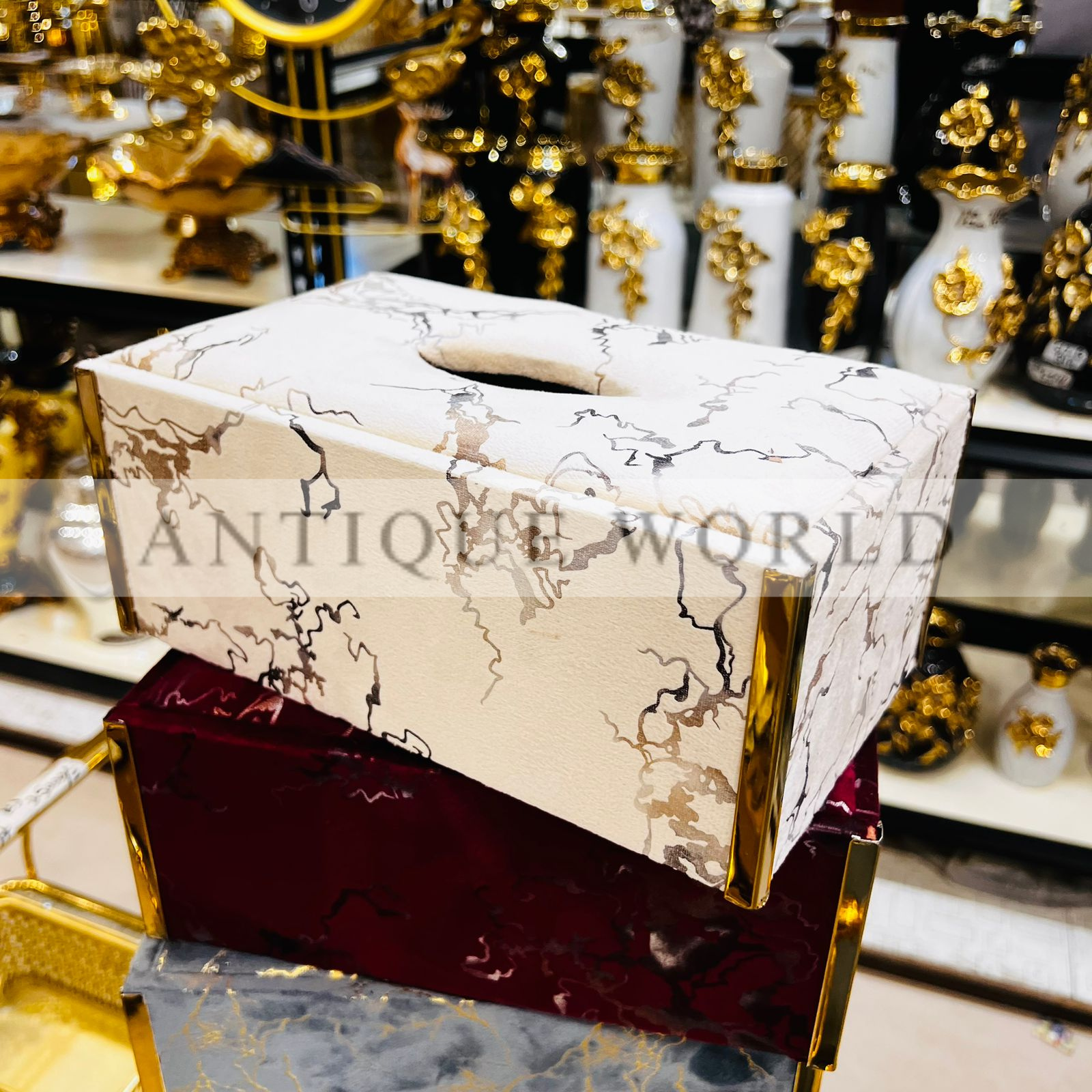 Leather Tissue Box