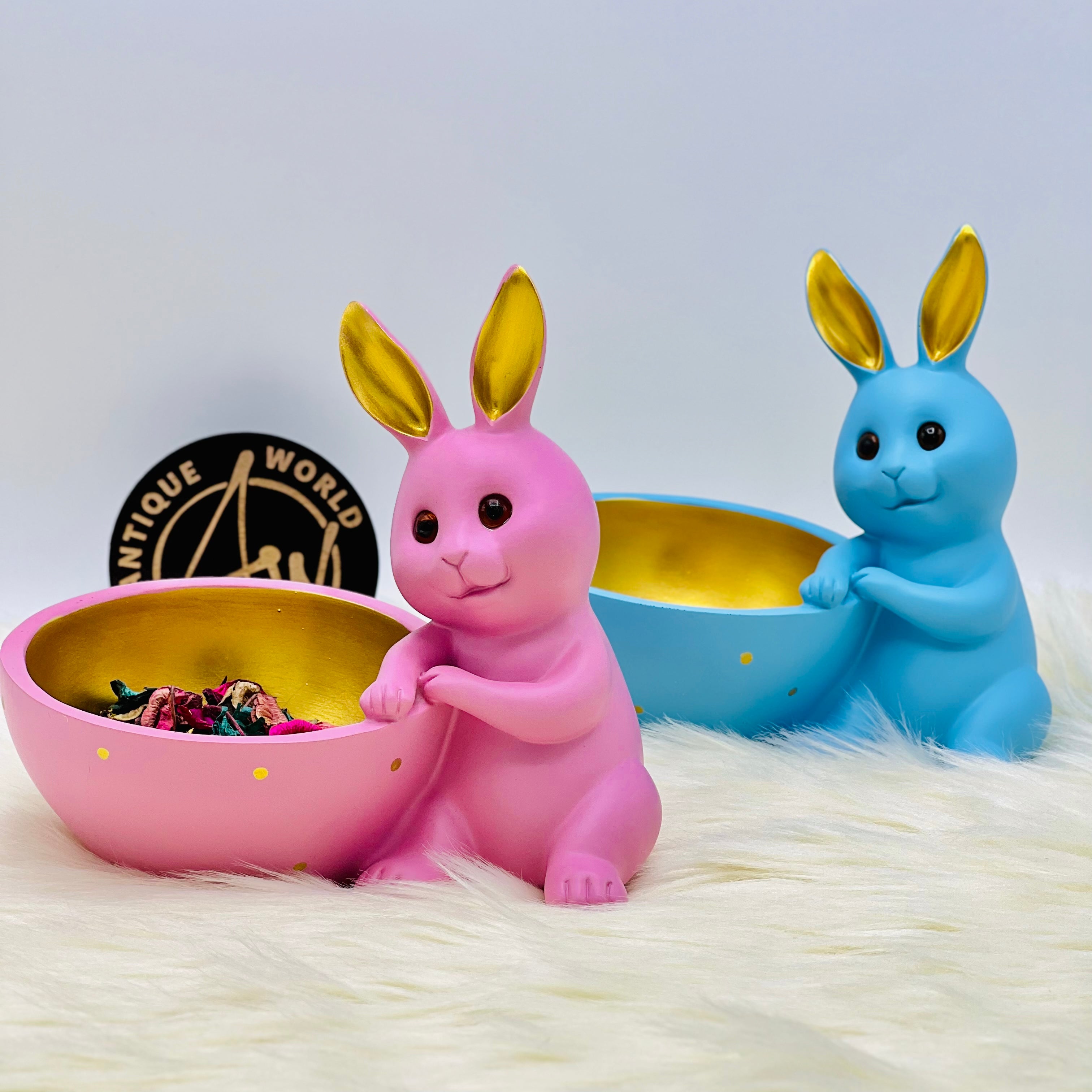 Bunny Resin Storage Bowl