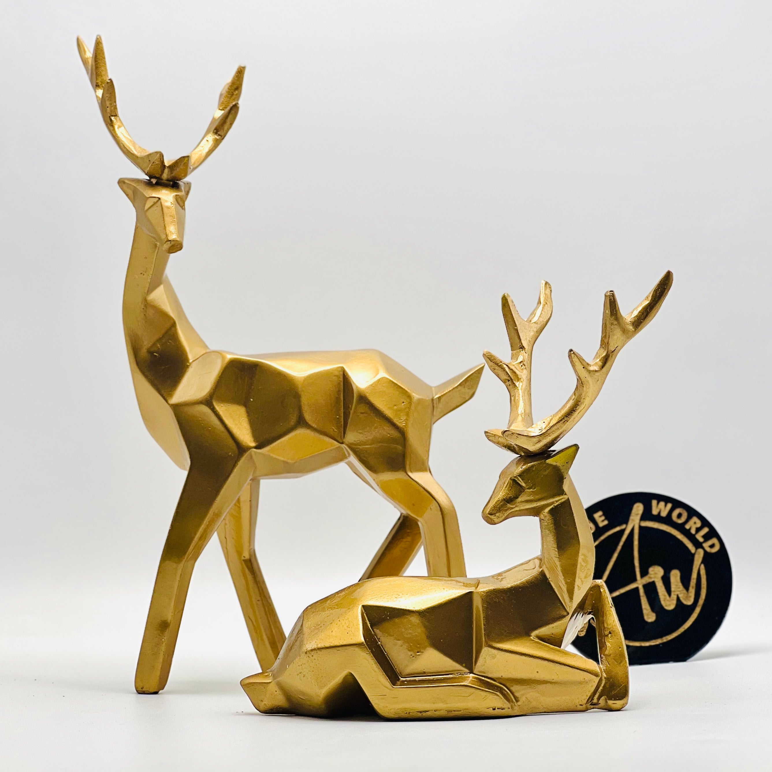 Twin Obsidian Rein Deer( Pair )