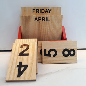 LifeWisdom Wooden Calendar