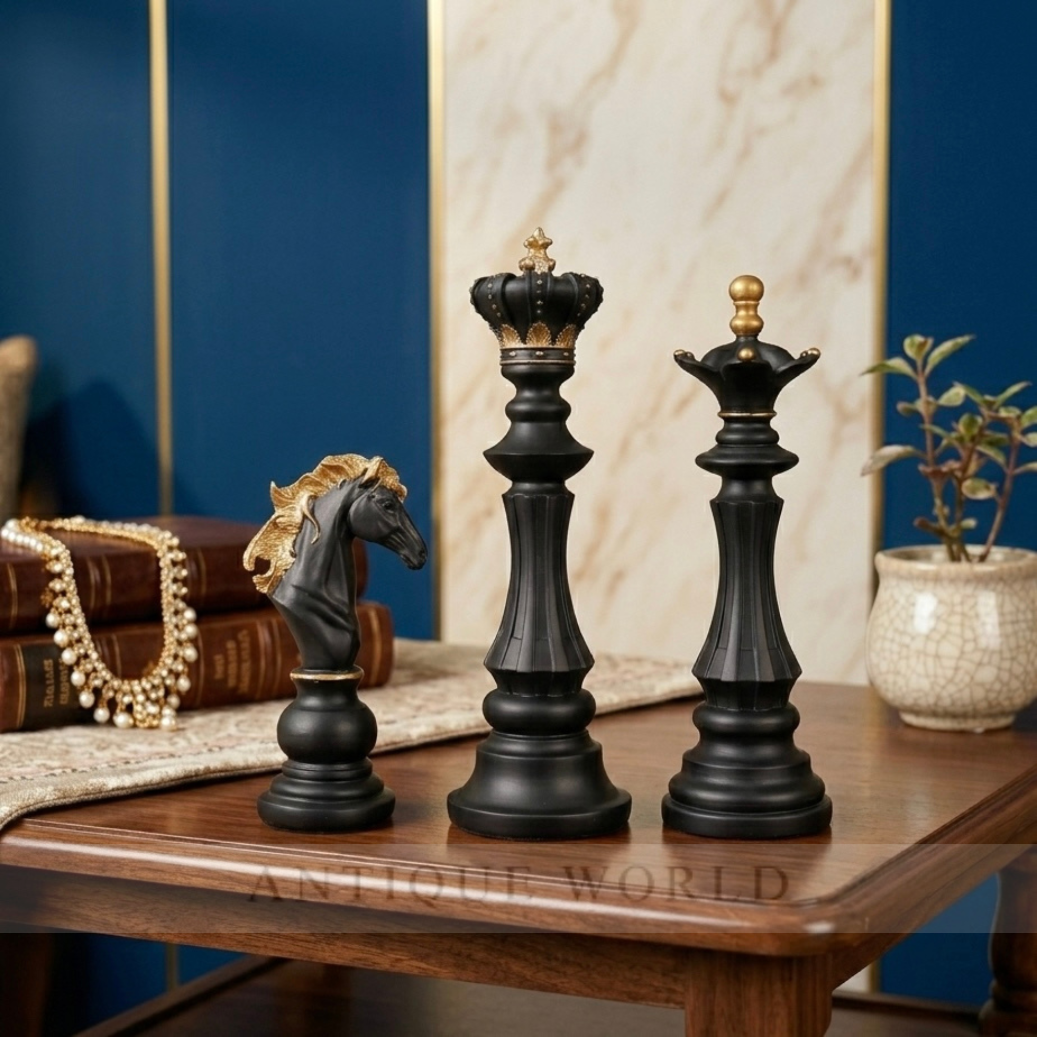 The Grand Imperial Trio Chess Decor