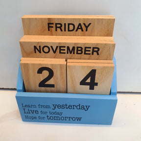 LifeWisdom Wooden Calendar