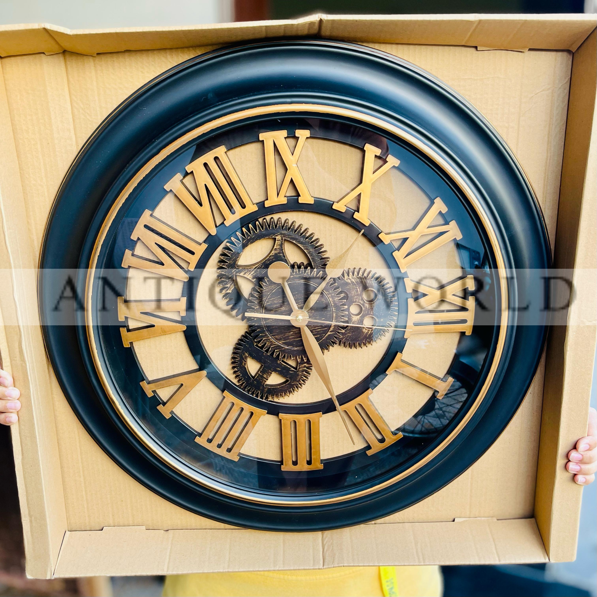 Floeburg Imported Gear Wall clock
