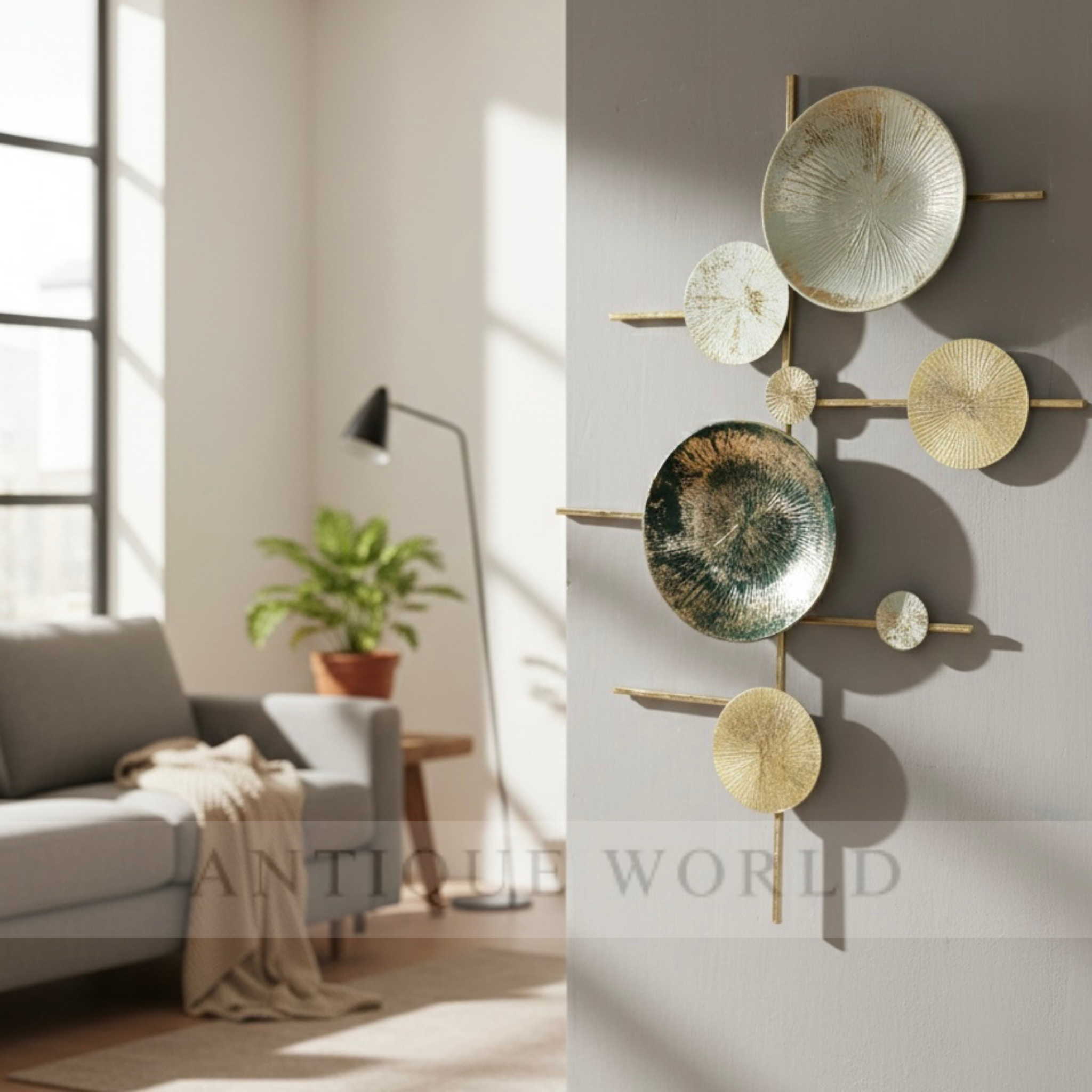 Contemporary Metallic Solar Eclipse