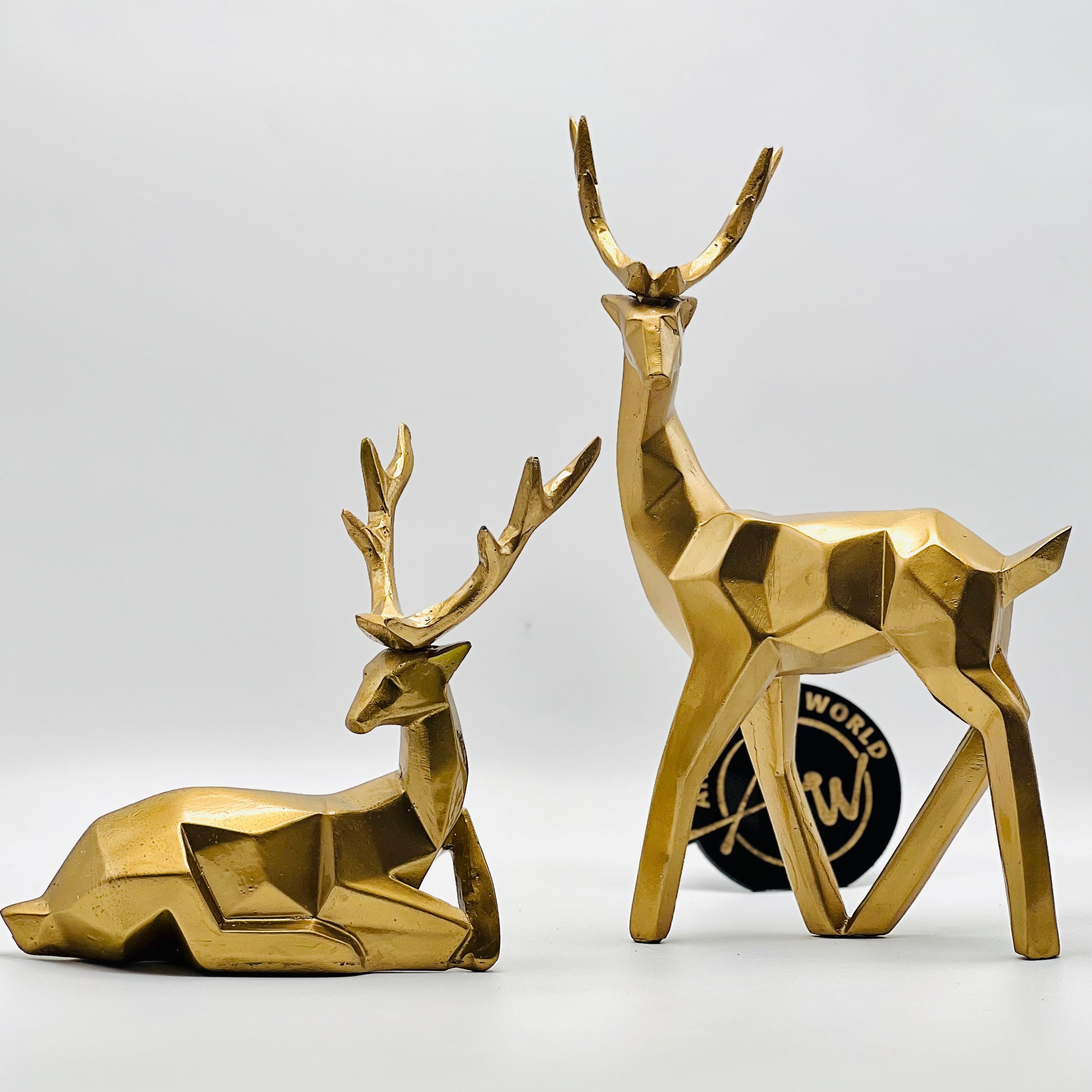 Twin Obsidian Rein Deer( Pair )