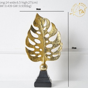 1Pc Creative Modern Decor Leaf Ornament