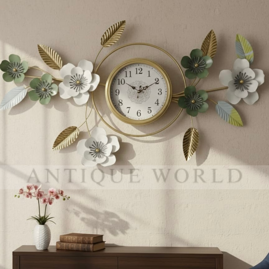 Oversized Steampunk Industrial Gear Wall Clock