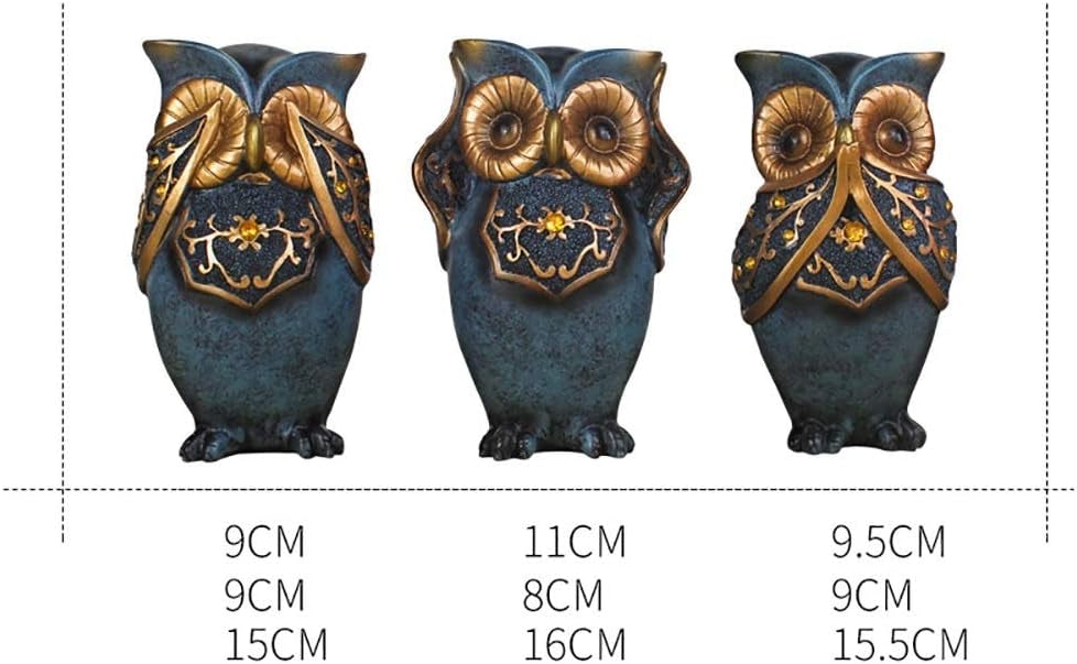 Cabinet Crafts Creative Owl Ornament (Set Of 3)