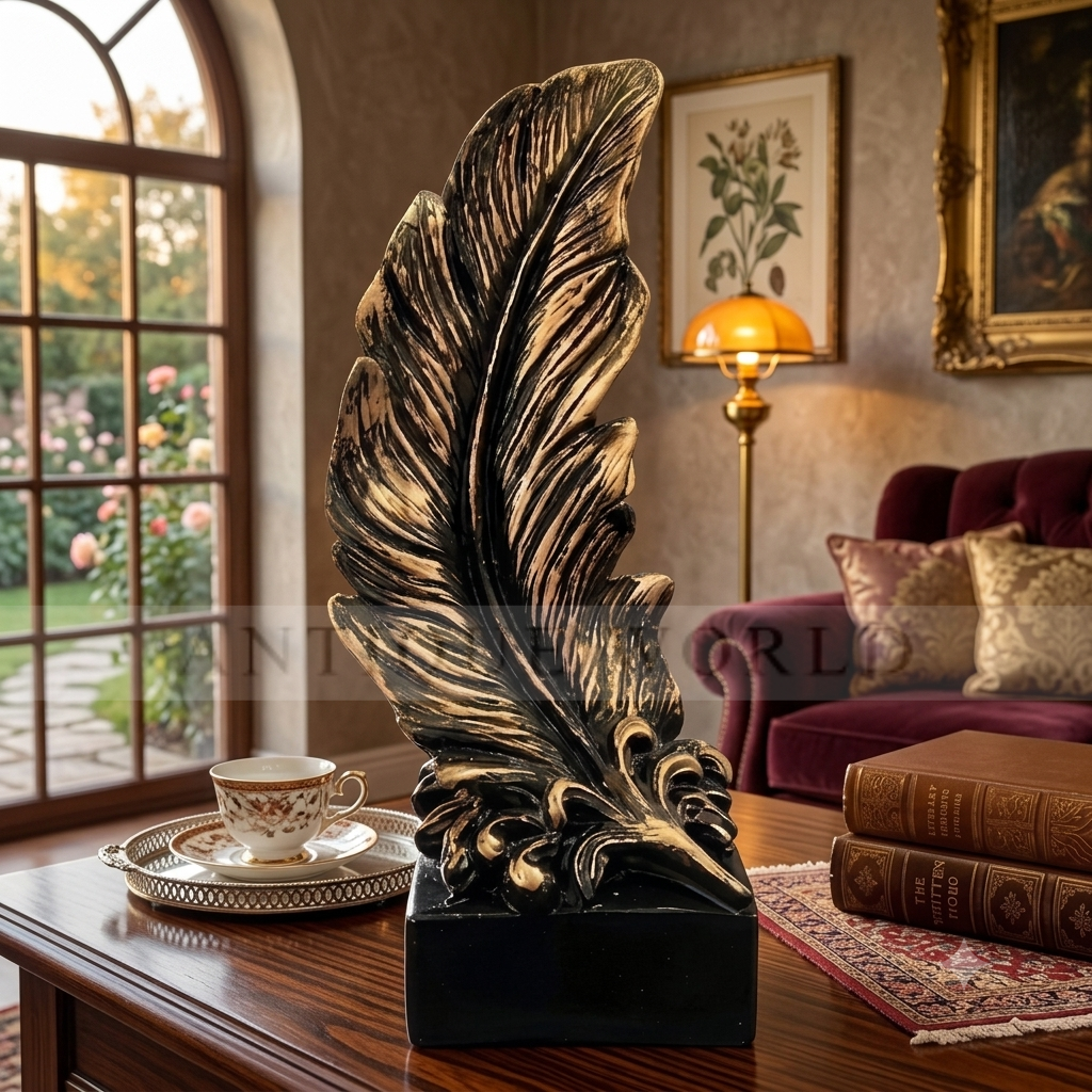 Decorative Feather Sculpture